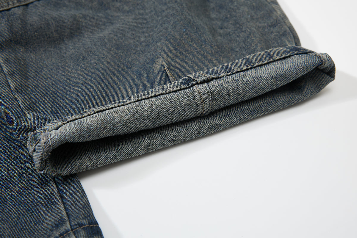 DONOTLOGO Y2K Streetwear Aesthetic | Unisex Baggy Cargo Denim Trousers | Heavy Wash & Oversized Silhouette with Urban Vibe