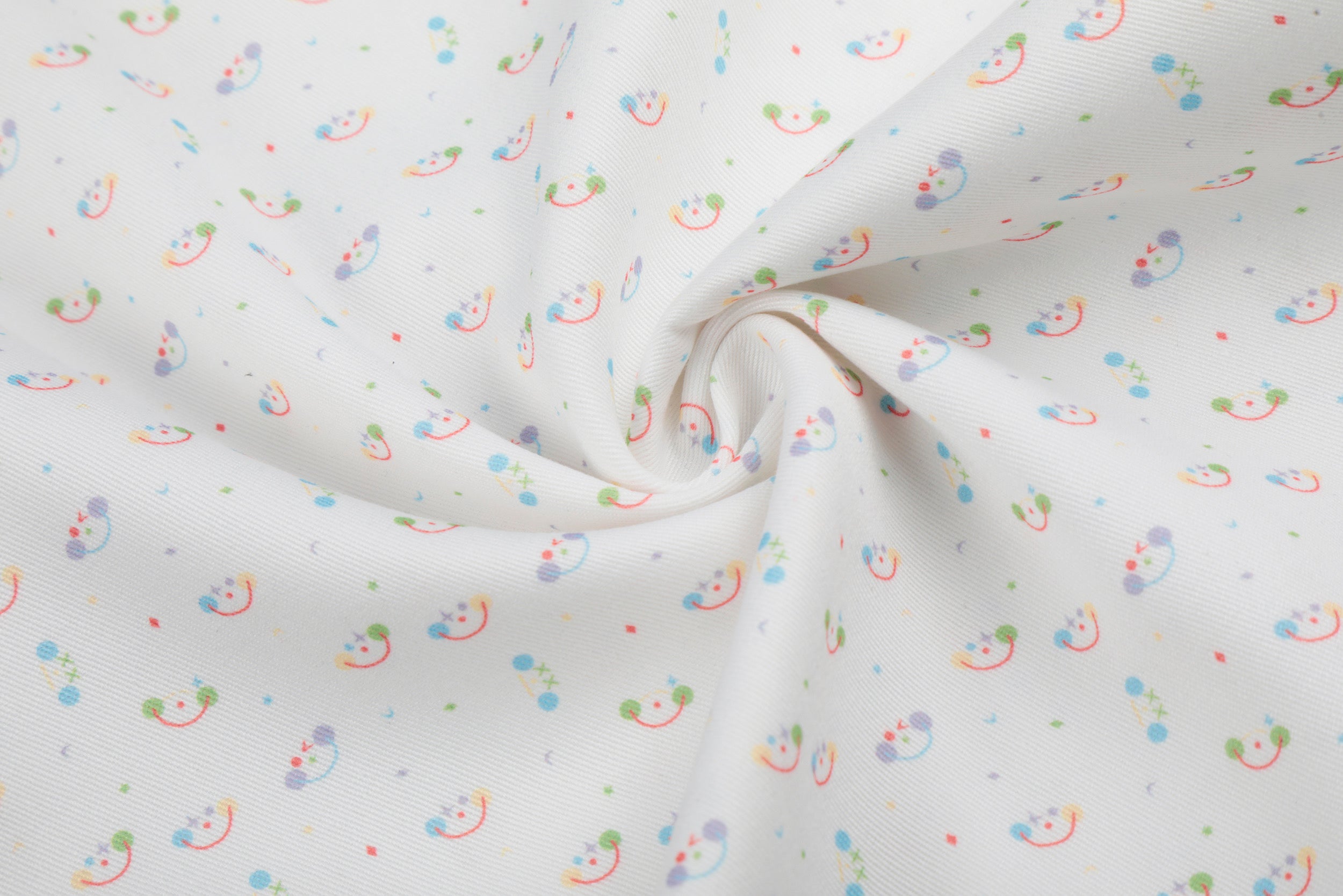 DONOTLOGO Whimsical Garden Collection | Unisex Relaxed Fit Cotton Cropped Pants | Playful Micro-Floral Print with Detachable Star Pendant Detail