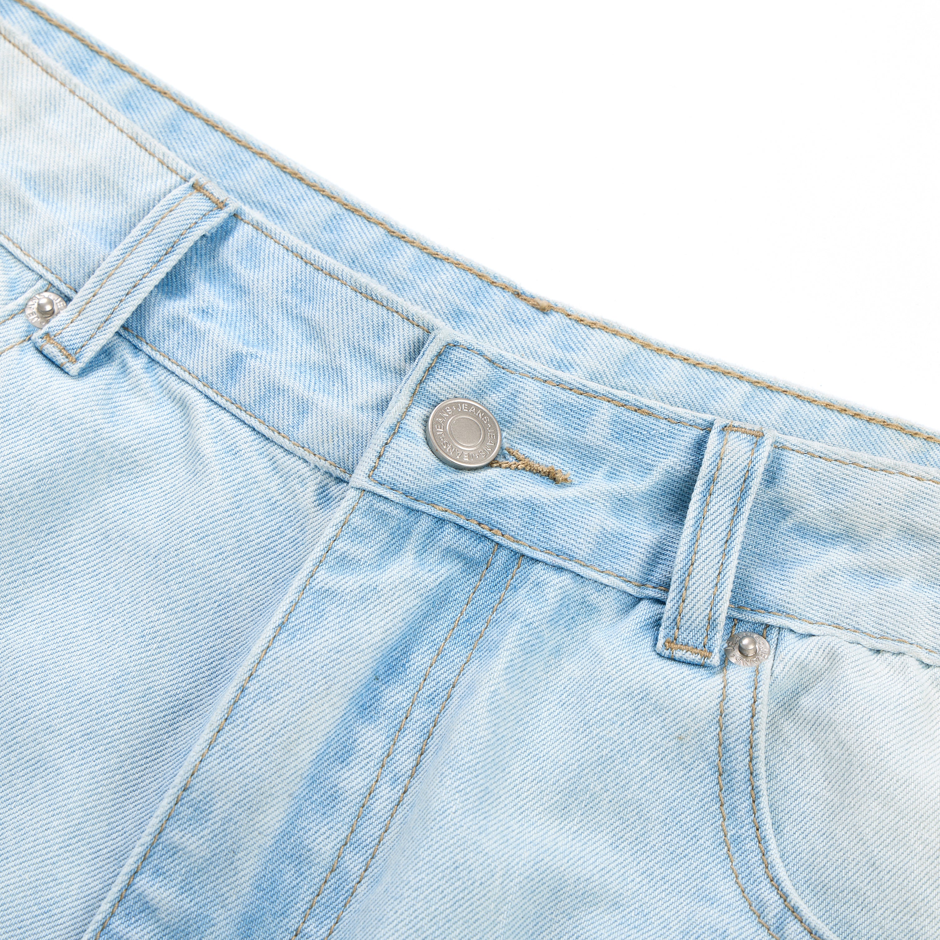 DONOTLOGO Heavy Acid Wash Baggy Cargo Jorts | Unisex Y2K Wide Leg Denim Shorts | Retro High Street Summer Bottoms