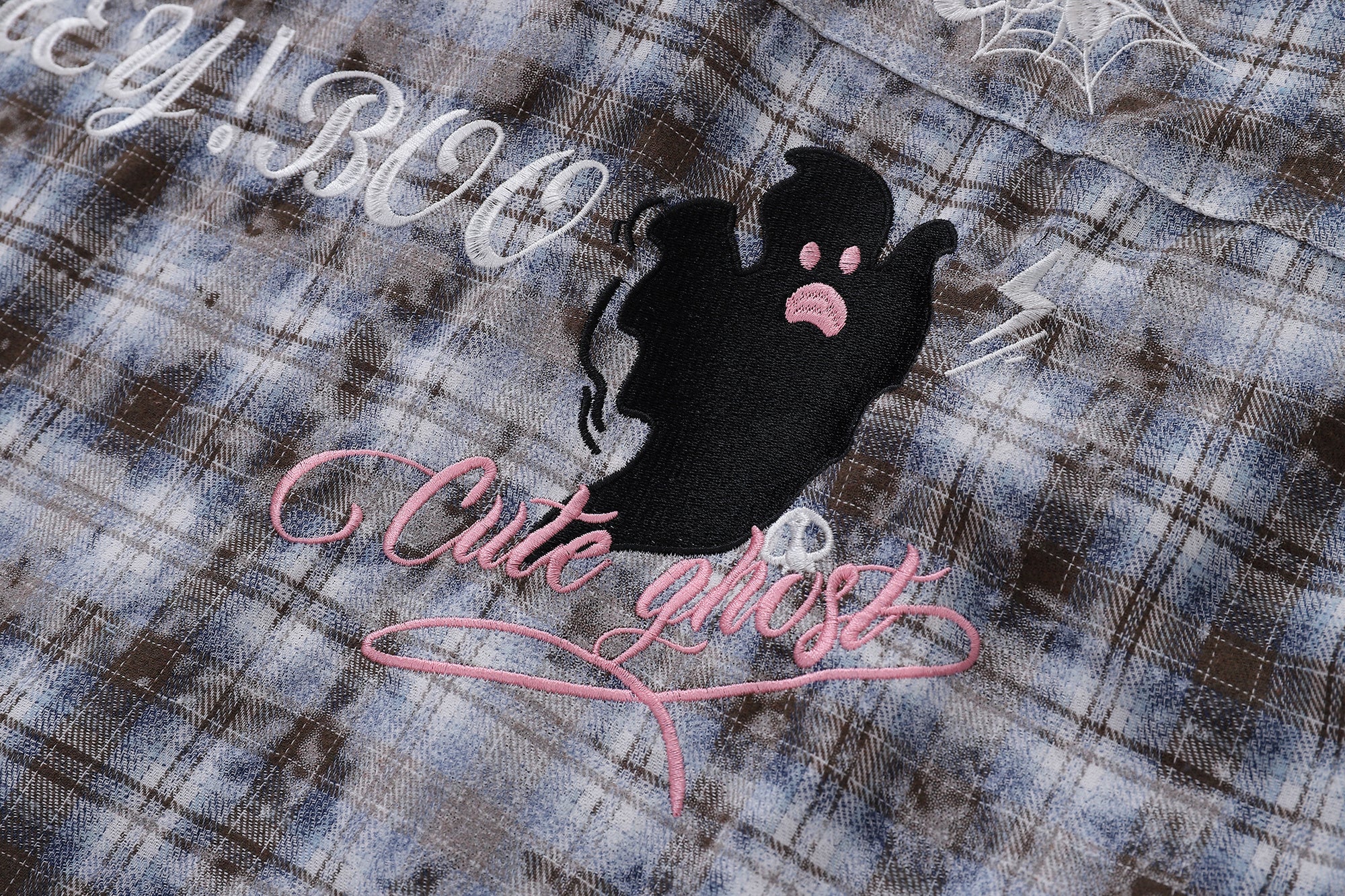 Unisex Color-Contrast Embroidery Tee