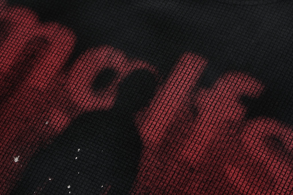 DONOTLOGO Urban Streetwear Collection | Unisex Relaxed Silhouette Tee | Bold Dark Motif & Soft Waffle Knit Fabric