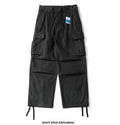 Unisex Vintage Washed 100% Cotton Trendy Casual Pants