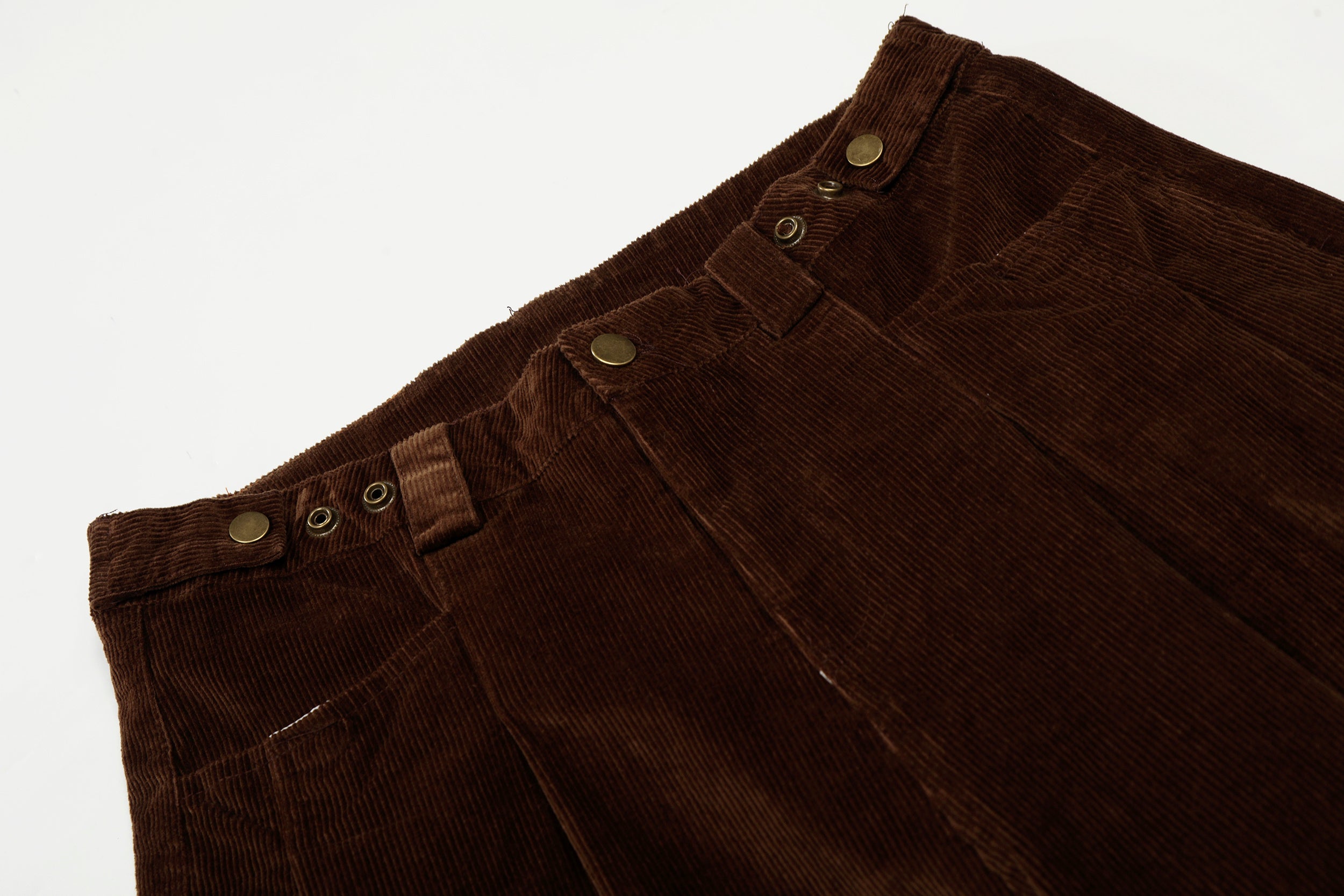 Unisex Vintage Washed Wide-Leg Pleated Pants