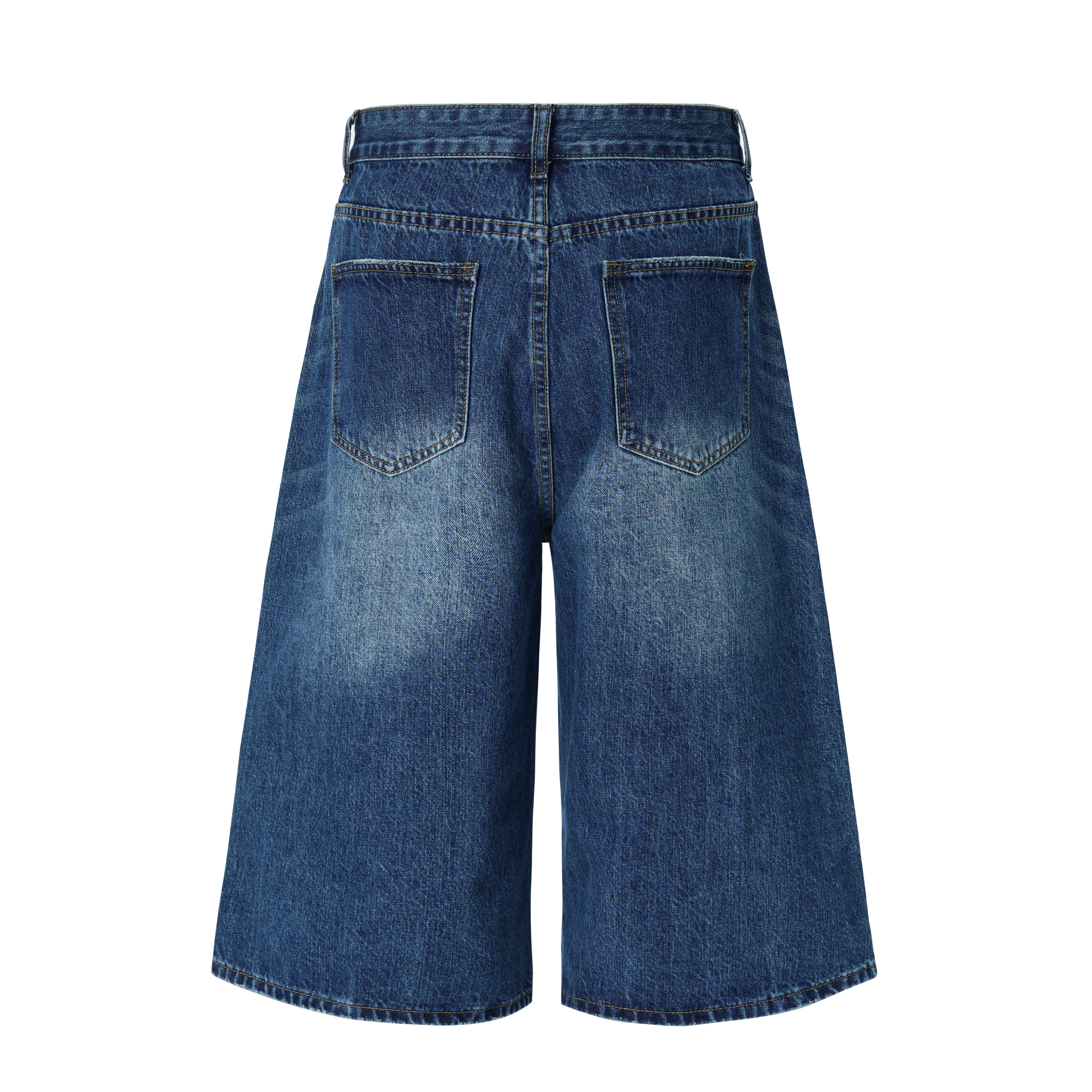 DONOTLOGO Heavy Acid Wash Baggy Jorts | Unisex Y2K Wide Leg Denim Shorts | Retro High Street Summer Bottoms