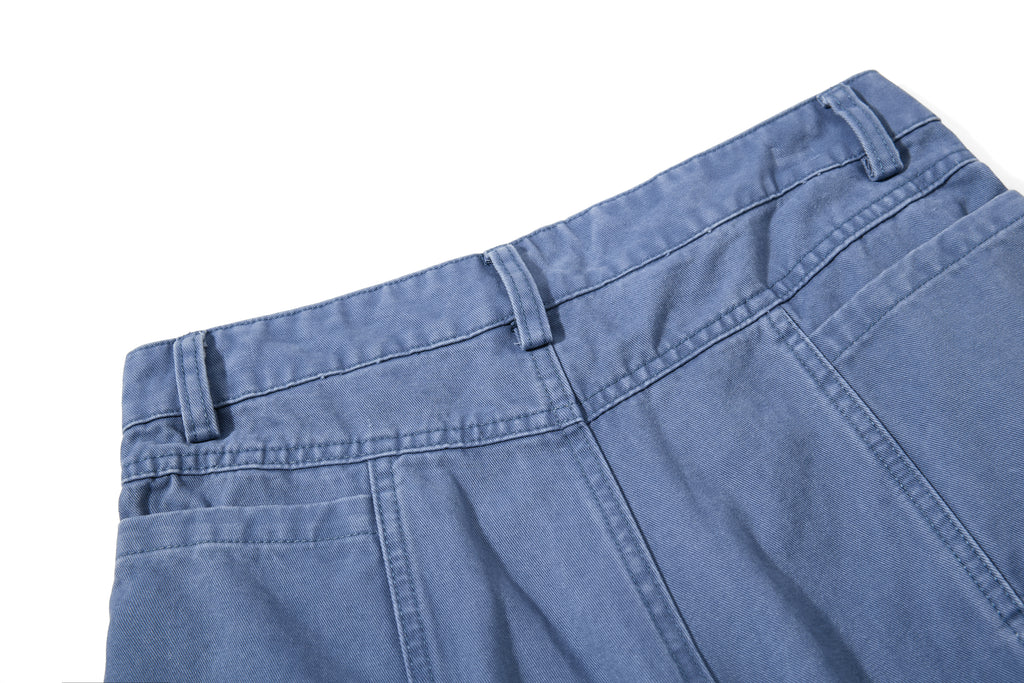 DONOTLOGO Oversized Patchwork Utility Jean Shorts | Men's & Women's Wide Leg Cargo Capris | Retro Streetwear Baggy Denim Shorts