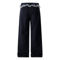 Unisex Lace-Trim Sweatpants