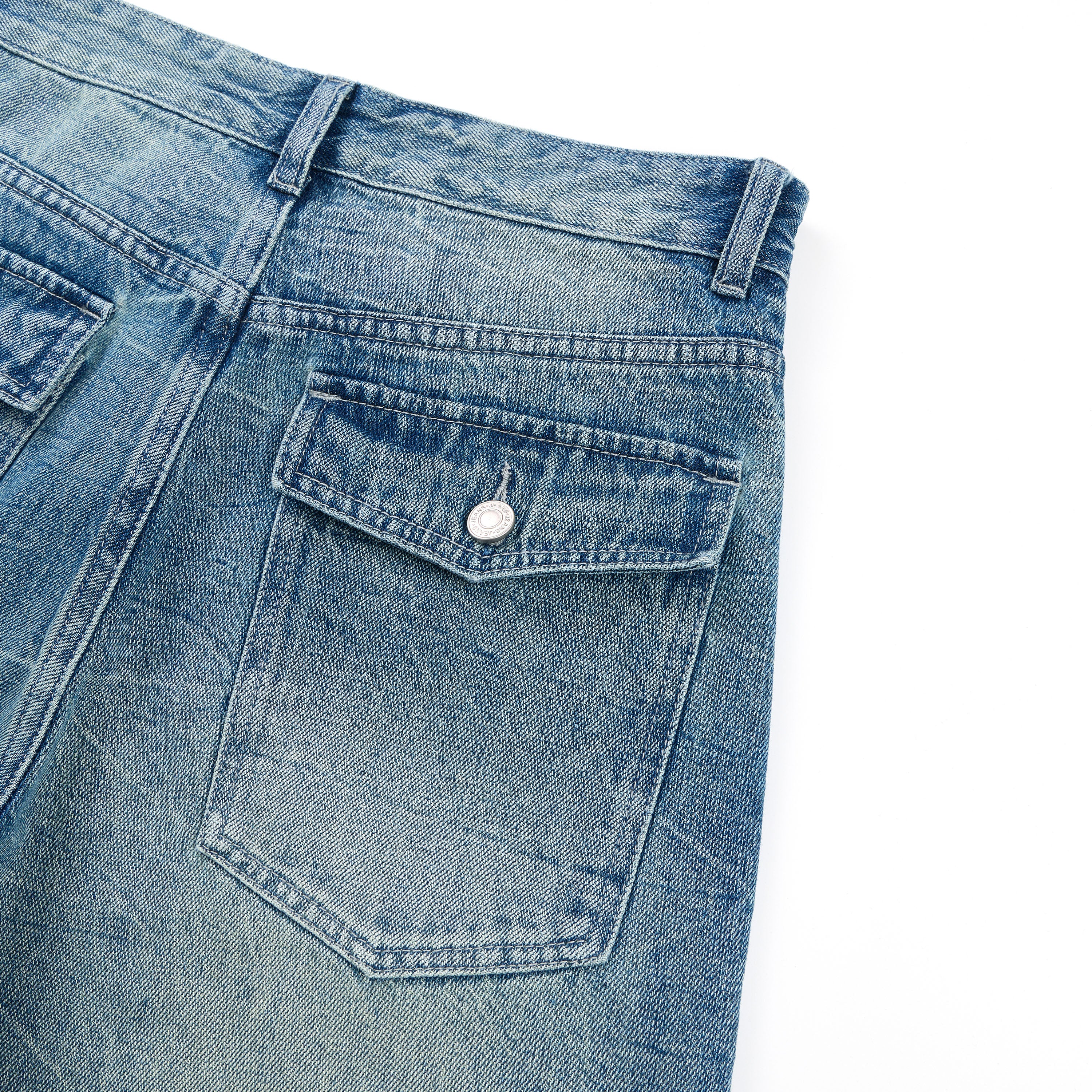 DONOTLOGO Heavy Cat Whisker Wash Baggy Jorts | Unisex Y2K Wide Leg Denim Shorts | Retro High Street Summer Bottoms