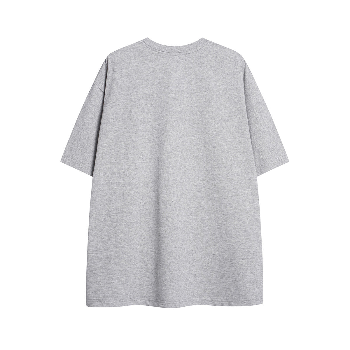 Unisex Streetwear Gradient Faded Letter Graphic Short-Sleeve T-Shirt