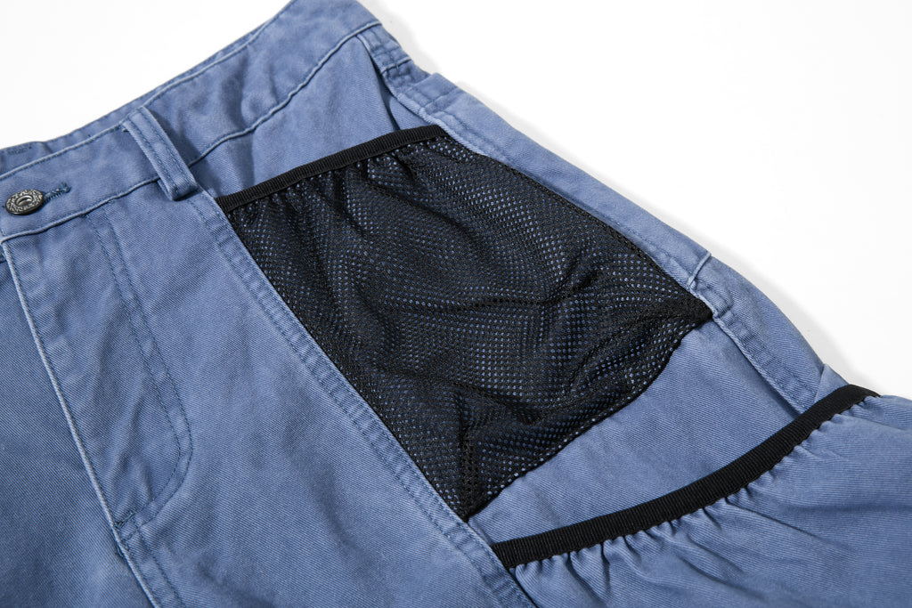 DONOTLOGO Oversized Patchwork Utility Jean Shorts | Men's & Women's Wide Leg Cargo Capris | Retro Streetwear Baggy Denim Shorts