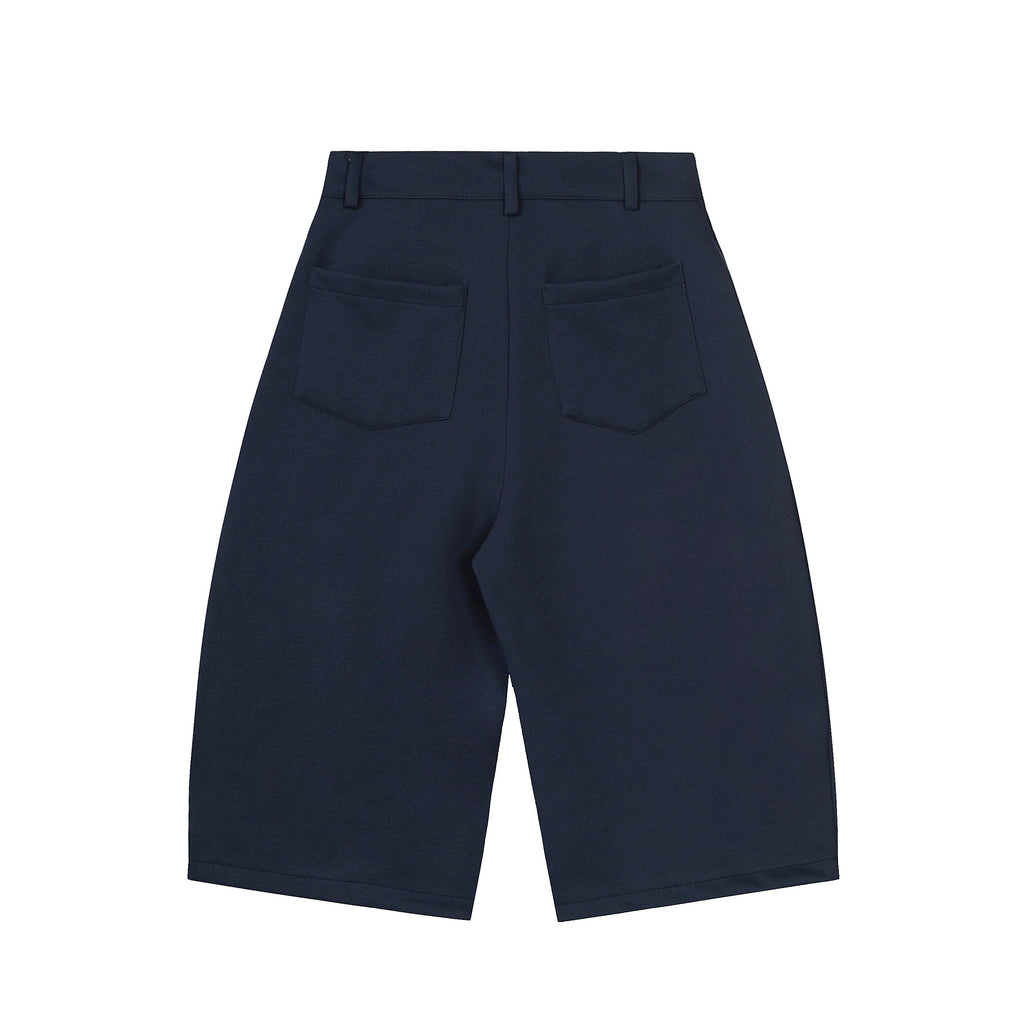 Unisex Scarf-Detail Casual Cropped Pants