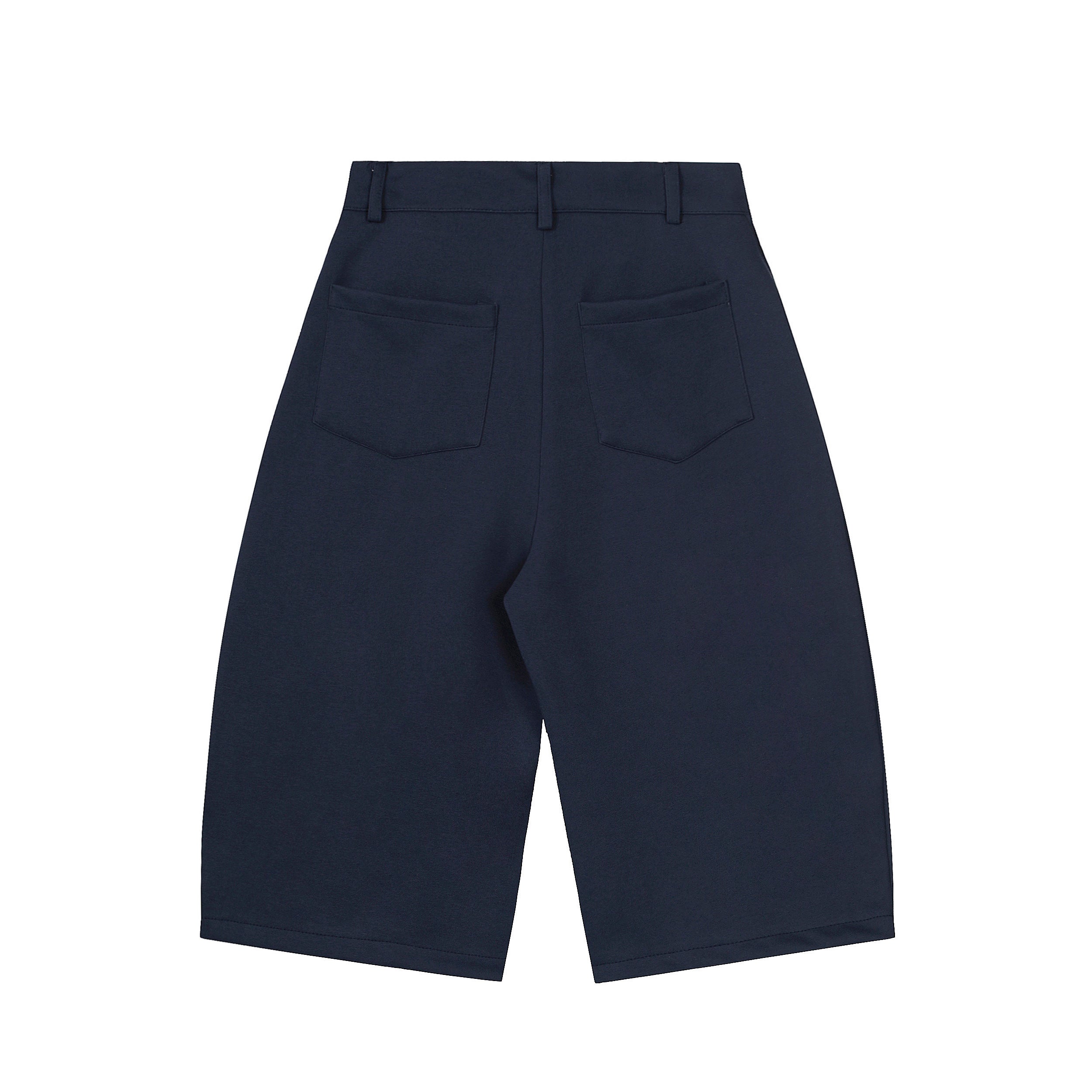 Unisex Scarf-Detail Casual Cropped Pants