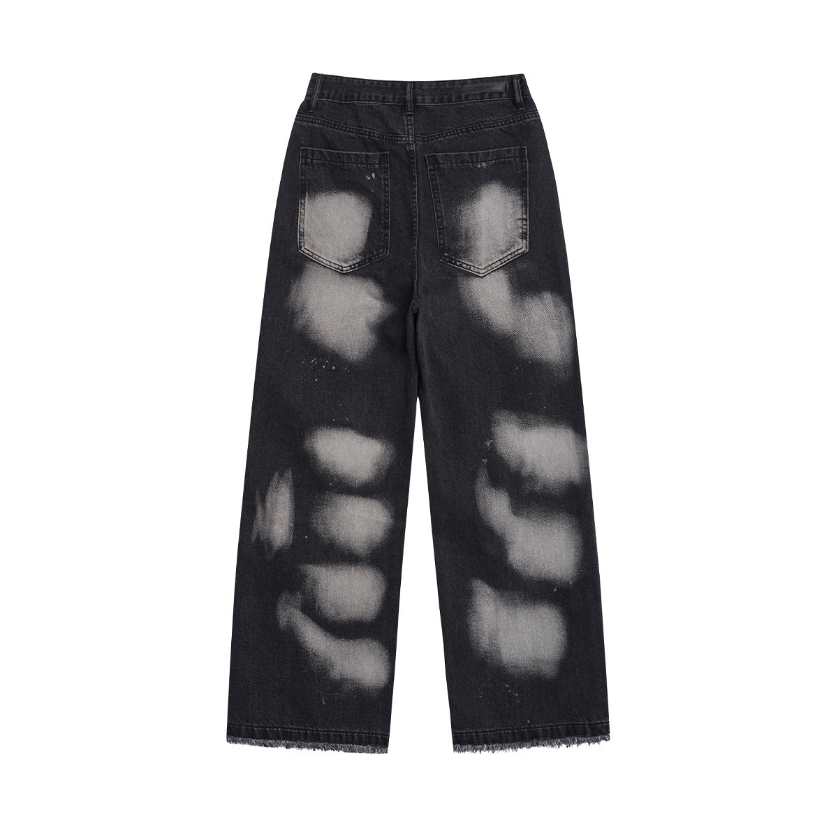 Unisex Letter Print Jeans
