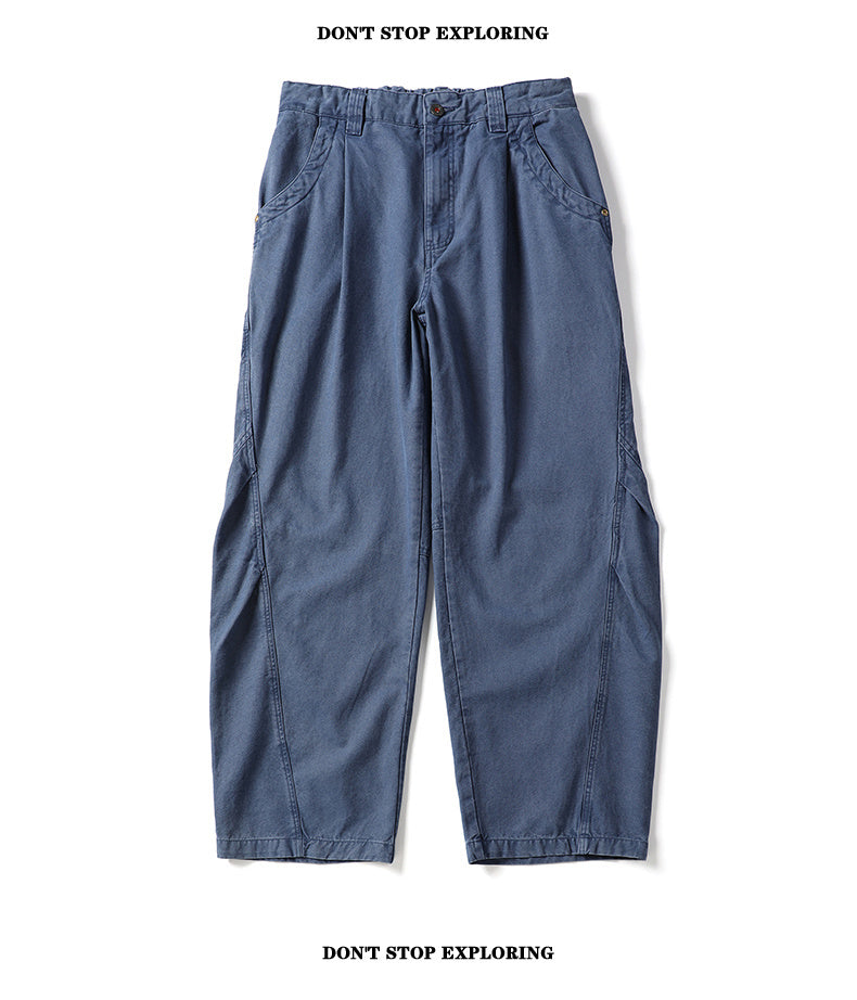 Unisex Solid Color Casual Pants