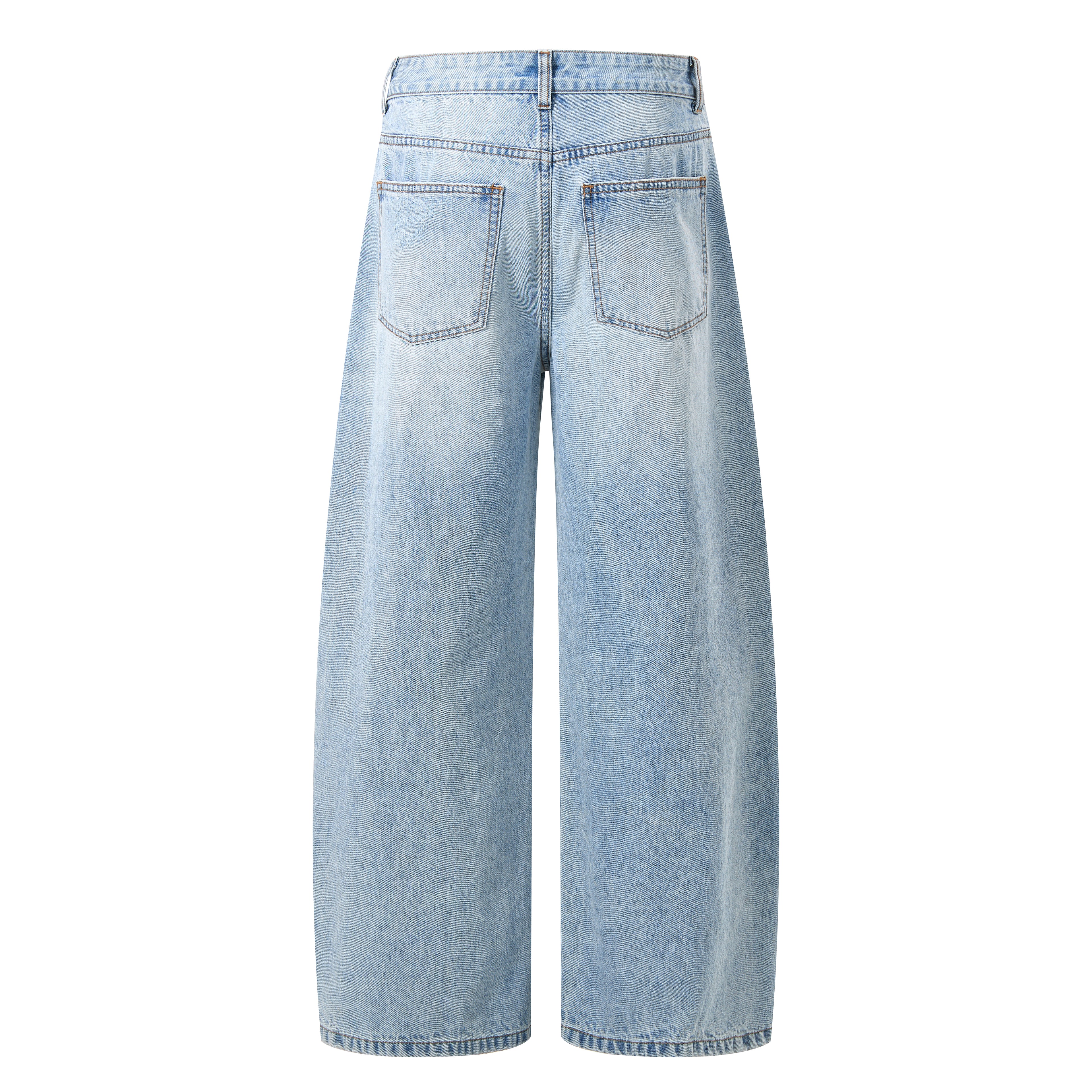 DONOTLOGO Heavy Distressed Wash Baggy Jorts | Unisex Y2K Wide Leg Denim Shorts | Retro High Street Summer Bottoms