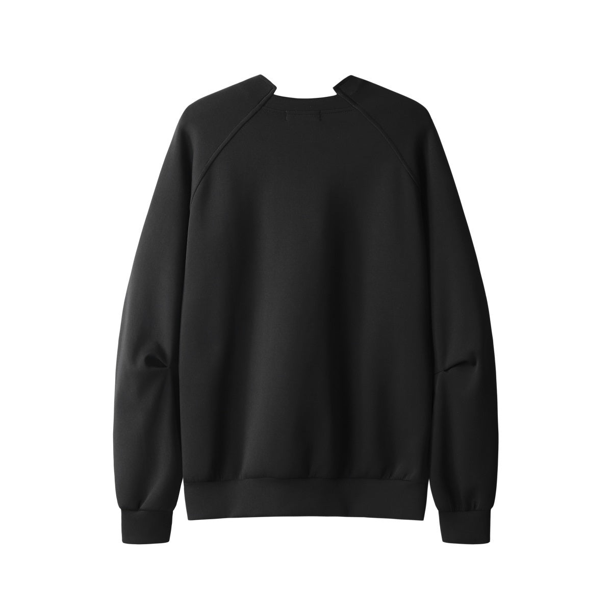 Unisex Streetwear Solid Crewneck Long-Sleeve Sweatshirt