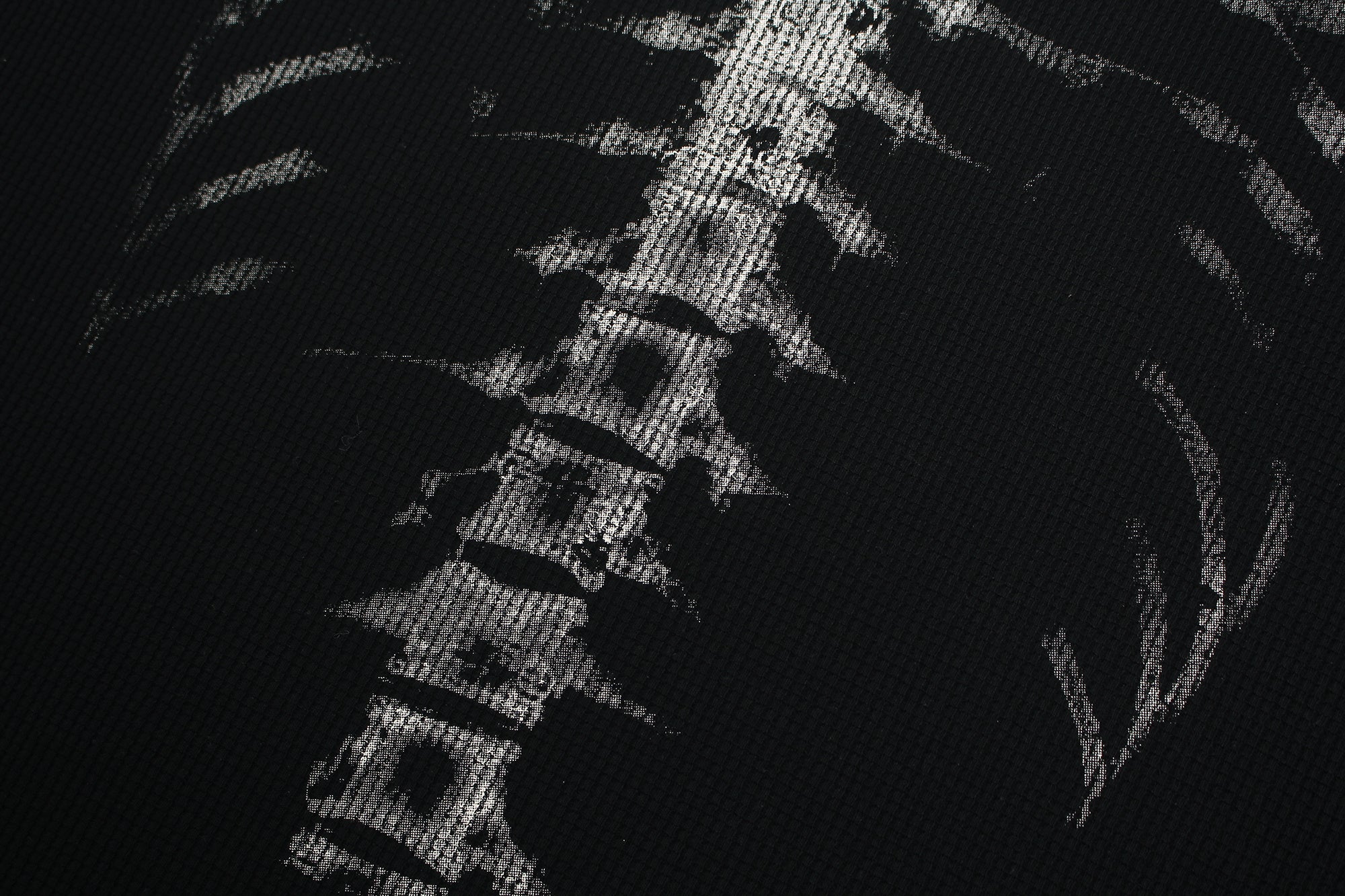 DONOTLOGO Urban Streetwear Collection | Unisex Relaxed Silhouette Tee | Bold Ribcage Motif & Soft Waffle Knit Fabric