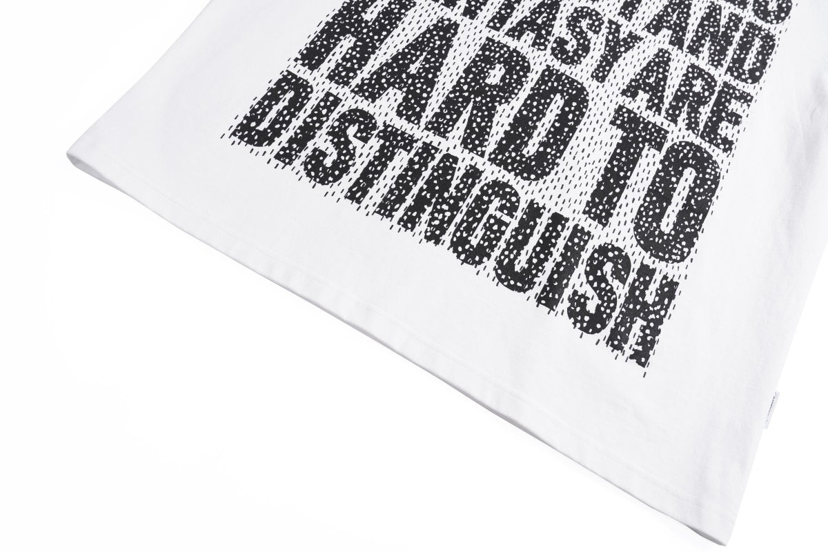 Unisex Street-Style Polka Dot Letter Graphic