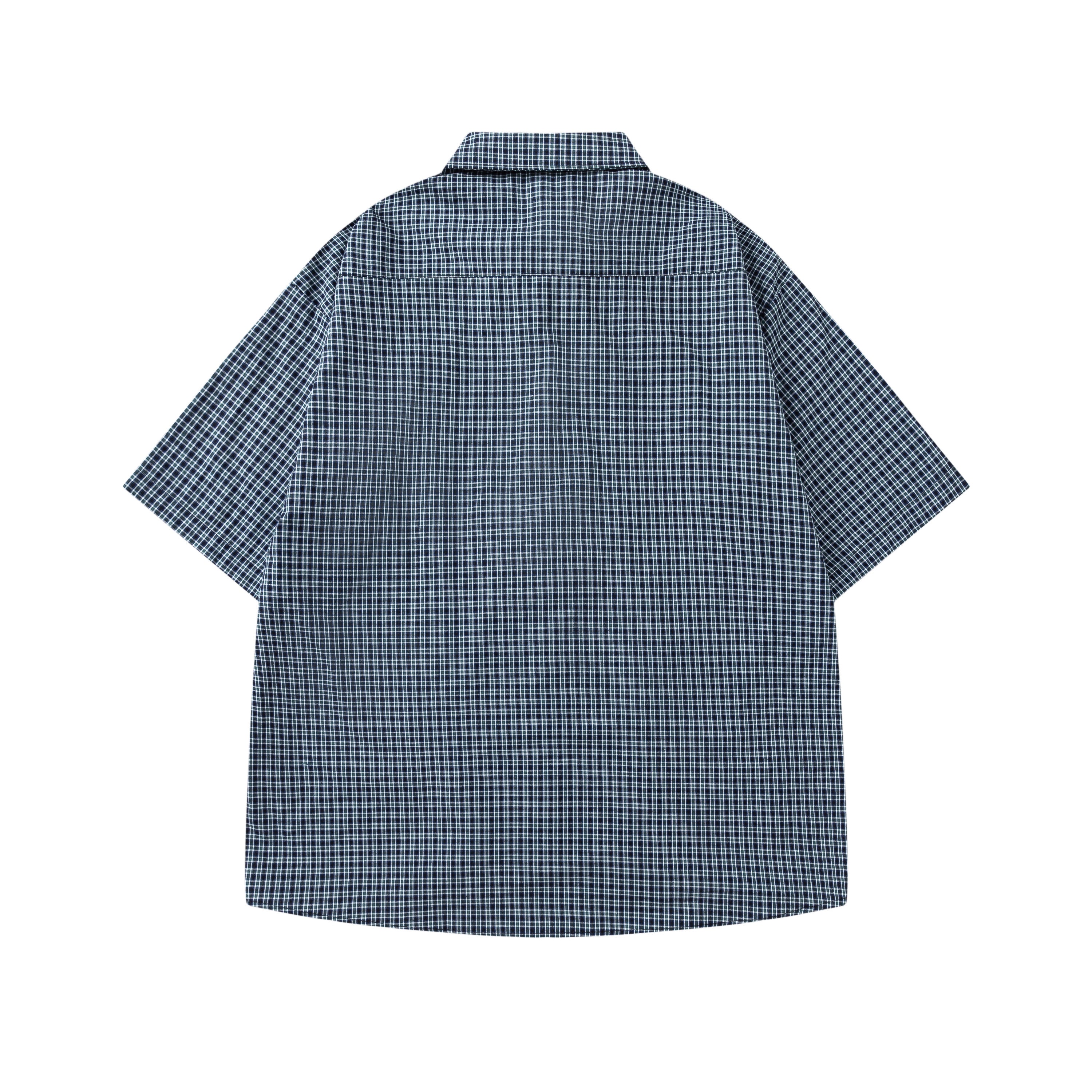 DONOTLOGO Unisex Plaid Shirt & Contrast Tie Set | Loose Fit, Vintage Preppy | Summer Essential