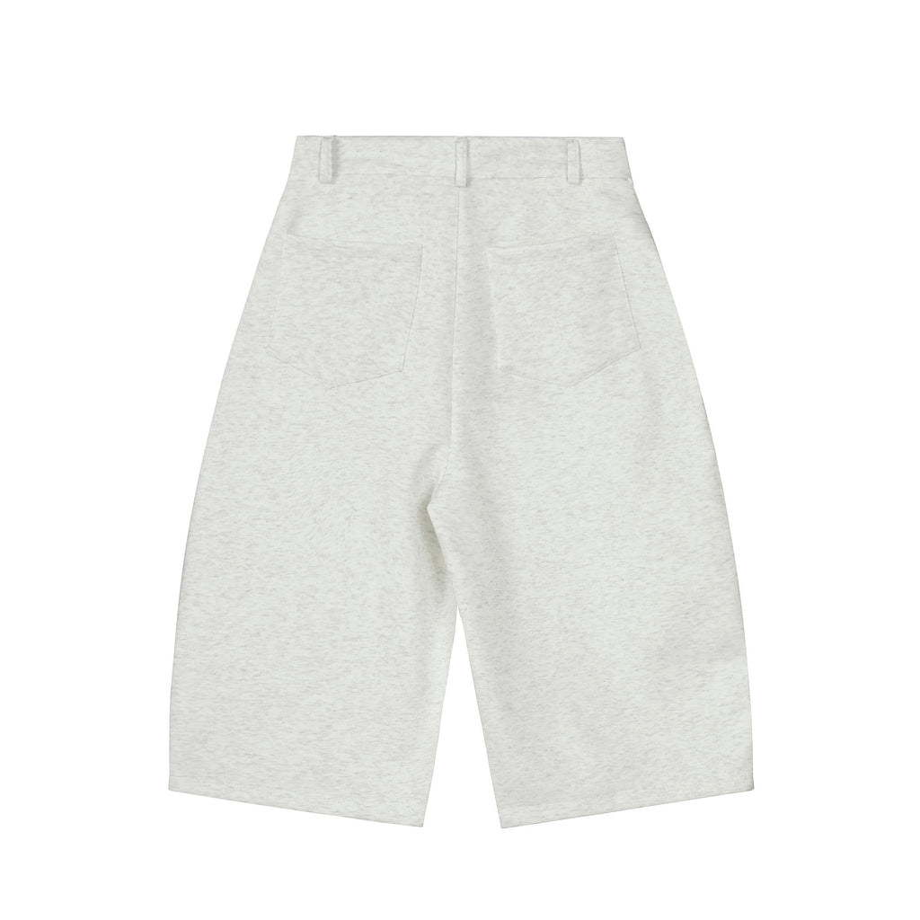 Unisex Scarf-Detail Casual Cropped Pants