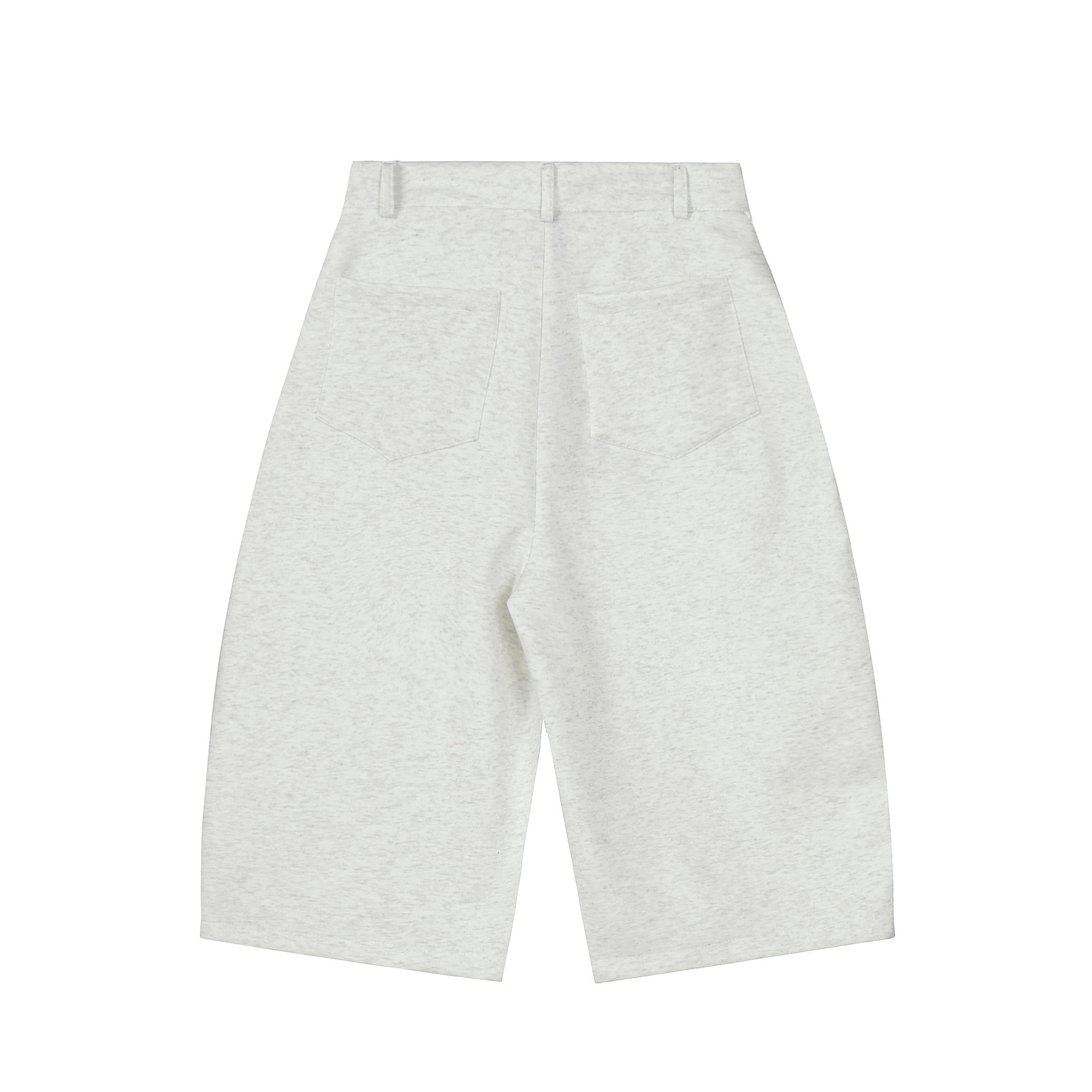 Unisex Scarf-Detail Casual Cropped Pants