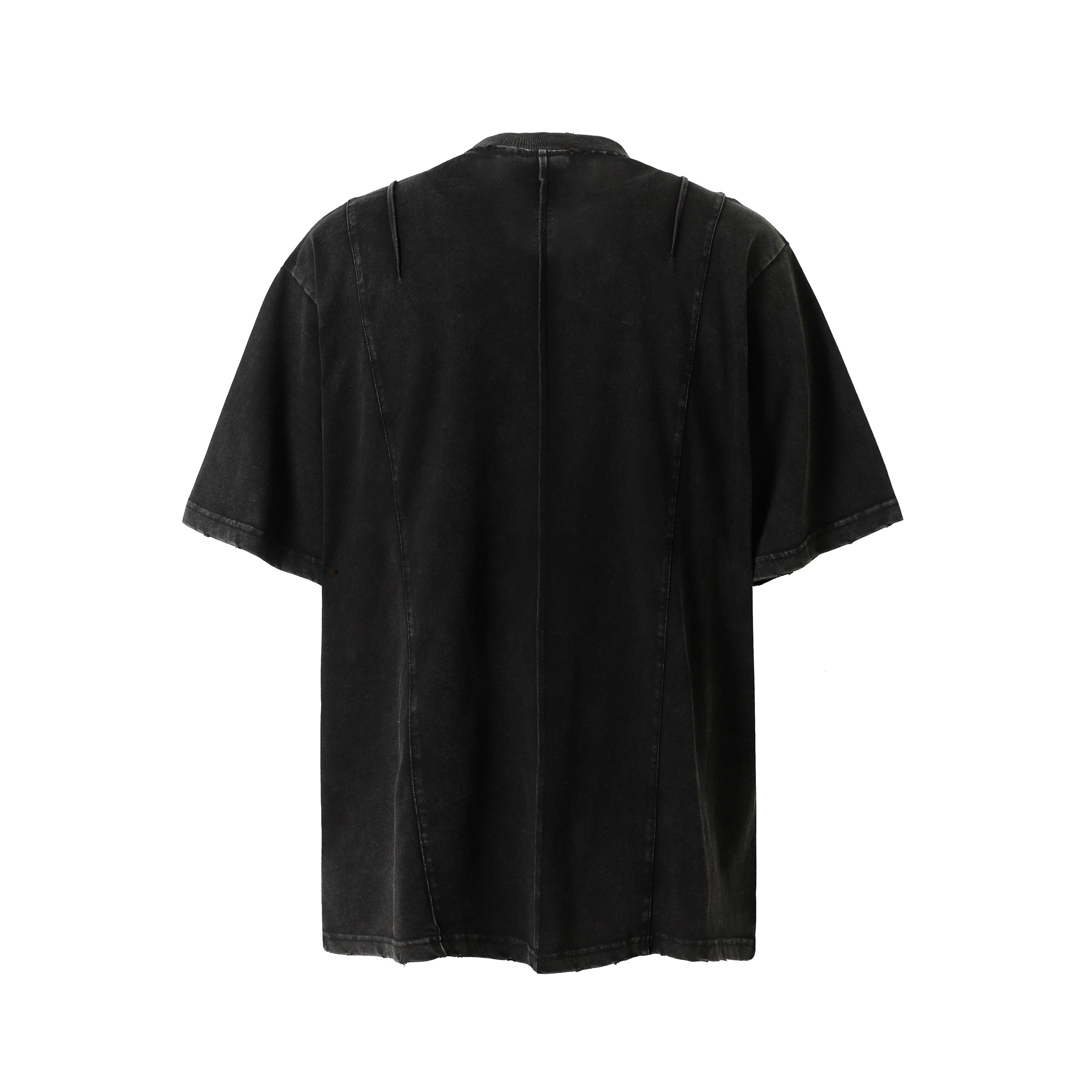DONOTLOGO Urban Utility Collection | Unisex Relaxed Fit Tee | Bold Zippered Pocket Detail & Embossed Branding with Heavyweight Cotton Fabric