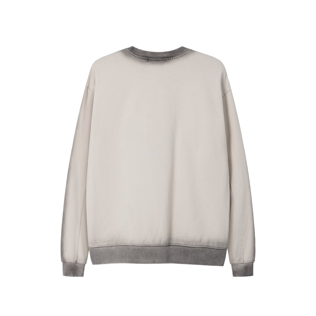 Unisex Ombre Letter Crewneck Sweatshirt