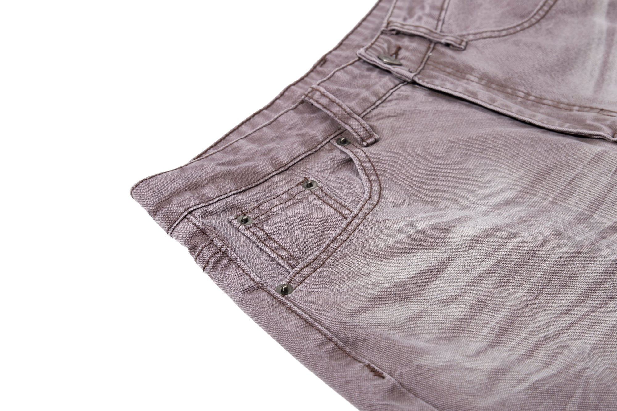 DONOTLOGO Oversized Distressed Wide-Leg Denim | Unisex Vintage Washed Cat Whisker Jeans | Retro Streetwear Baggy Fit with Ripped Detail