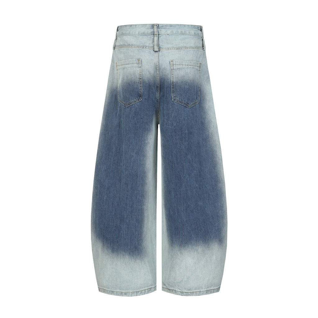 DONOTLOGO Urban Streetwear Collection | Unisex Relaxed Denim Trousers | Bold Ombre Wash Detail & High-Rise Silhouette with Premium Cotton Blend