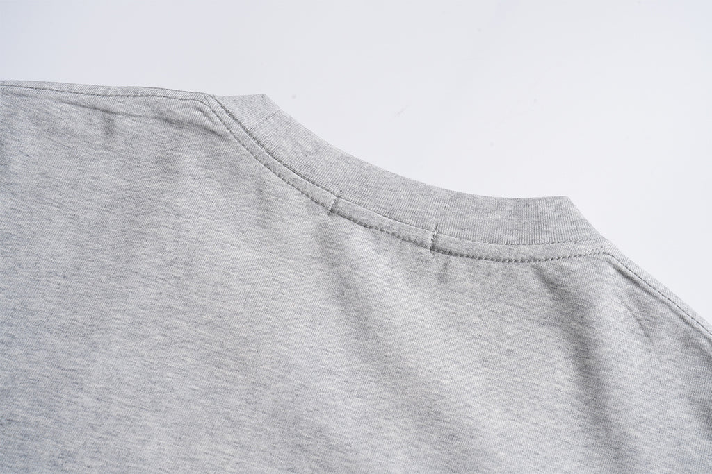 Unisex Streetwear Gradient Faded Letter Graphic Short-Sleeve T-Shirt