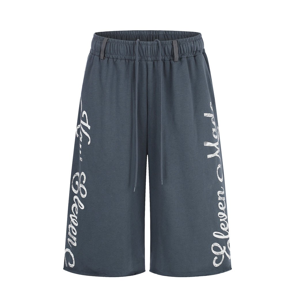 DONOTLOGO Urban Streetwear Collection | Unisex Relaxed Fit Sweatpants | Bold Script Motif & High-Waist Silhouette with Breathable Cotton Blend