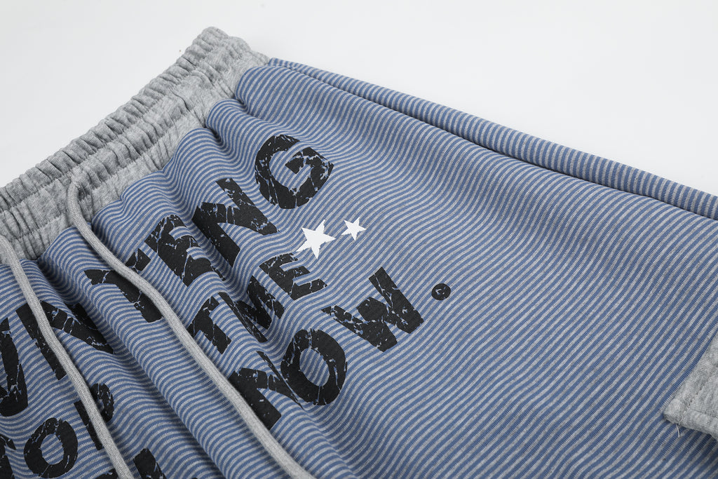 DONOTLOGO Urban Hip-Hop Collection | Unisex Relaxed Fit Sweatpants | Bold Letter & Star Motif with Soft Cotton Blend Fabric