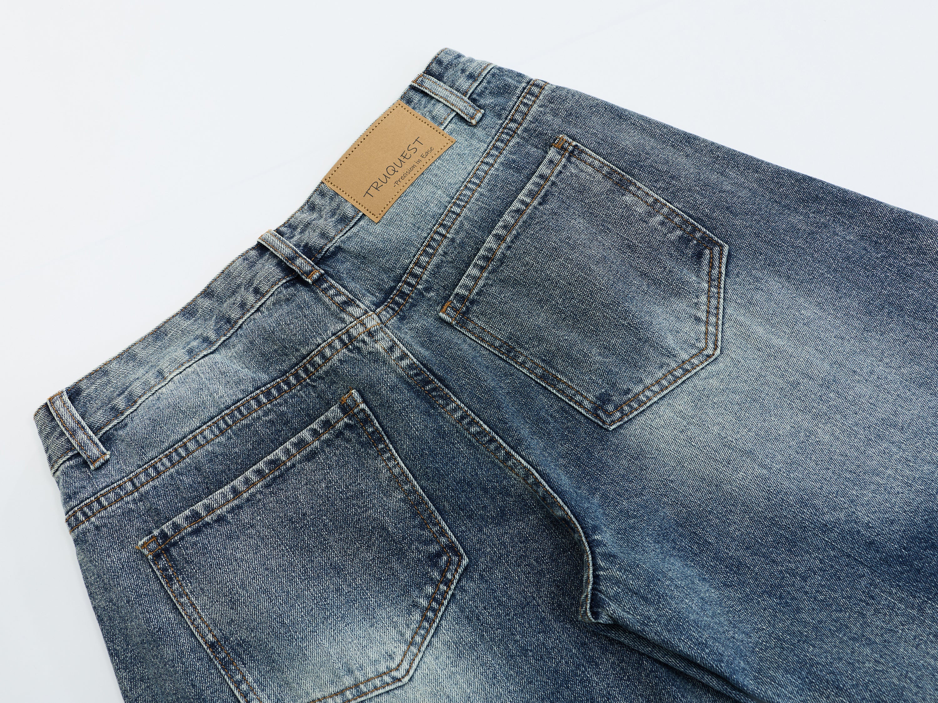 DONOTLOGO Oversized Paneled Denim Jeans - Unisex Baggy Trousers with Distressed Wash - Edgy Streetwear Bottom with Wide Leg Silhouette & Raw Hem