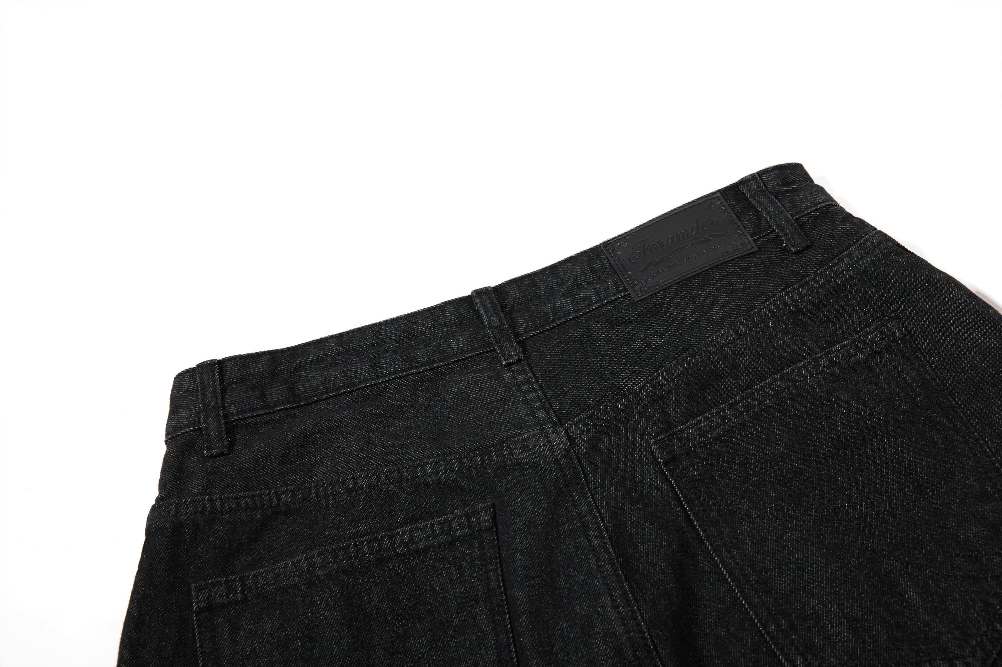 DONOTLOGO Deconstructed Diagonal Fly Denim Shorts | Unisex Oversized Wide-Leg Capris | High Street Raw Edge Design