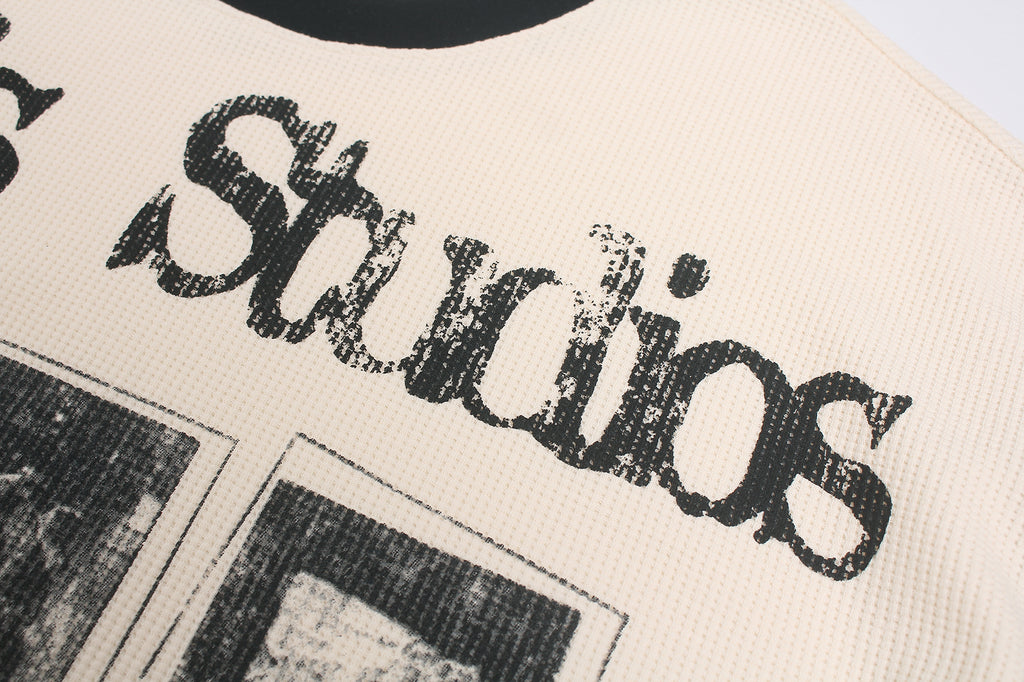 DONOTLOGO Urban Streetwear Collection | Unisex Relaxed Silhouette Tee | Bold Camo Motif & Soft Waffle Knit Fabric