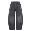 Unisex Vintage Curved-Leg Jeans