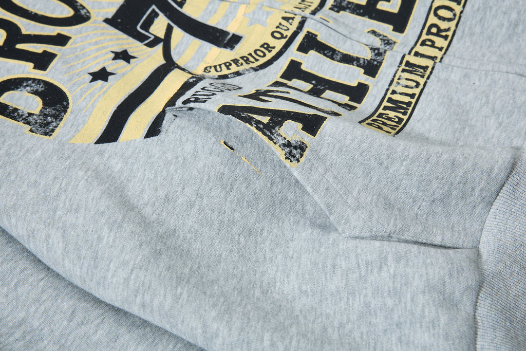 Unisex Vintage Distressed Printed Hoodie