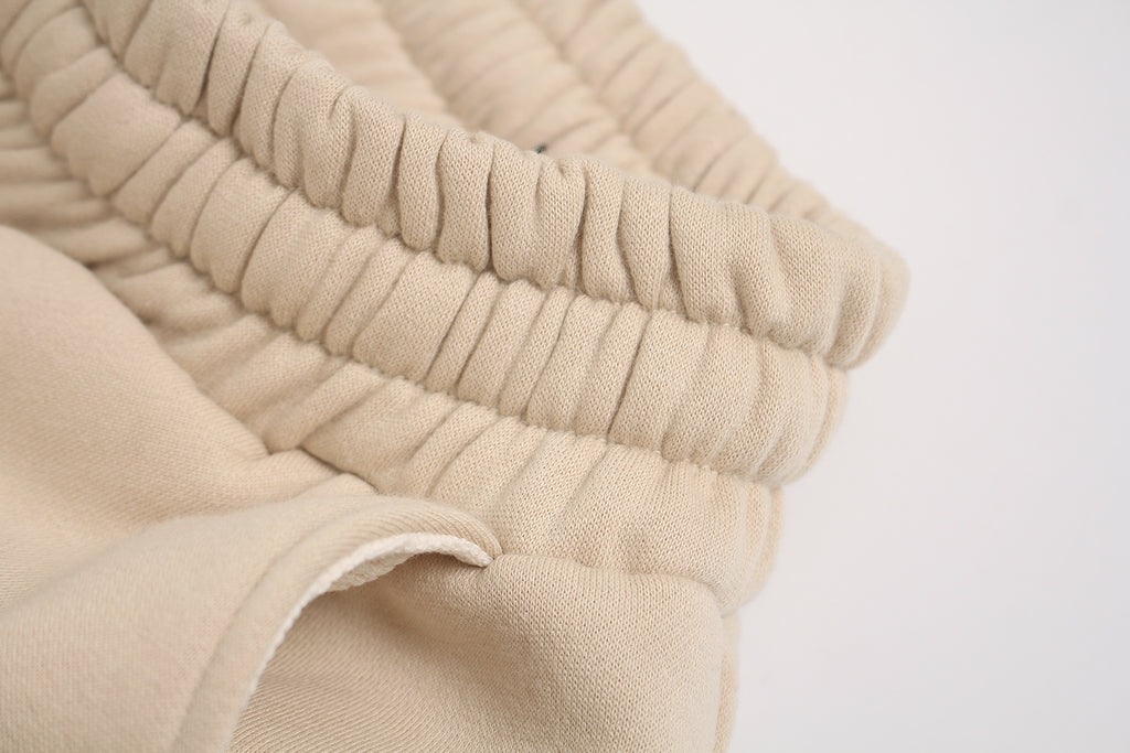 Unisex High-Waist Loose-Fit Fleece Sweatpants