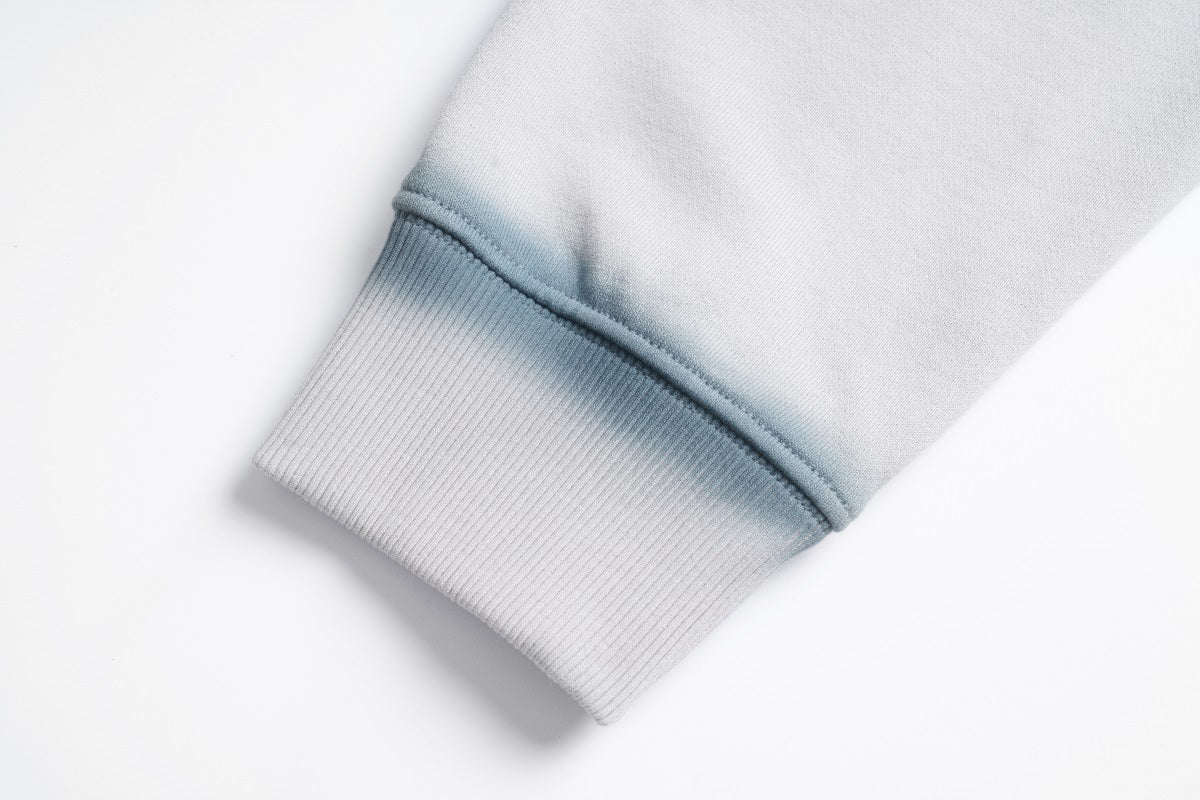 Unisex Ombre Letter Crewneck Sweatshirt