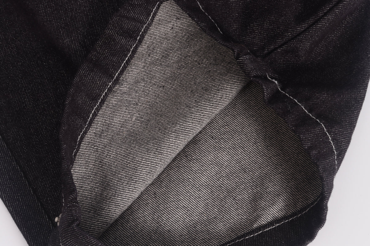 DONOTLOGO Gothic Streetwear Aesthetic | Unisex Oversized Baggy Jeans | Raw Denim with Double Belt Loops, Vine Embroidery & Structural Seams