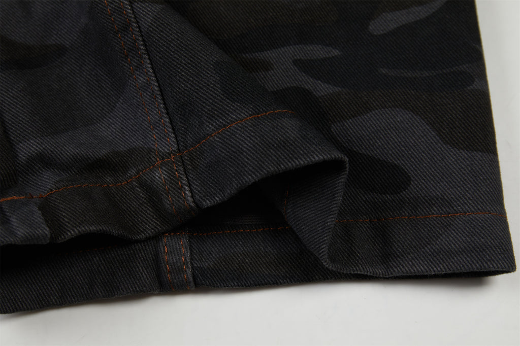 DONOTLOGO Urban Streetwear Collection | Unisex Relaxed Silhouette Camo Pants | Bold Multi-Pocket & Curved Cut & Soft Cotton Blend Fabric