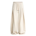 DONOTLOGO Urban Streetwear Collection | Unisex Curved Silhouette Trousers | Bold Pleat Motif & Soft Cotton Blend Fabric
