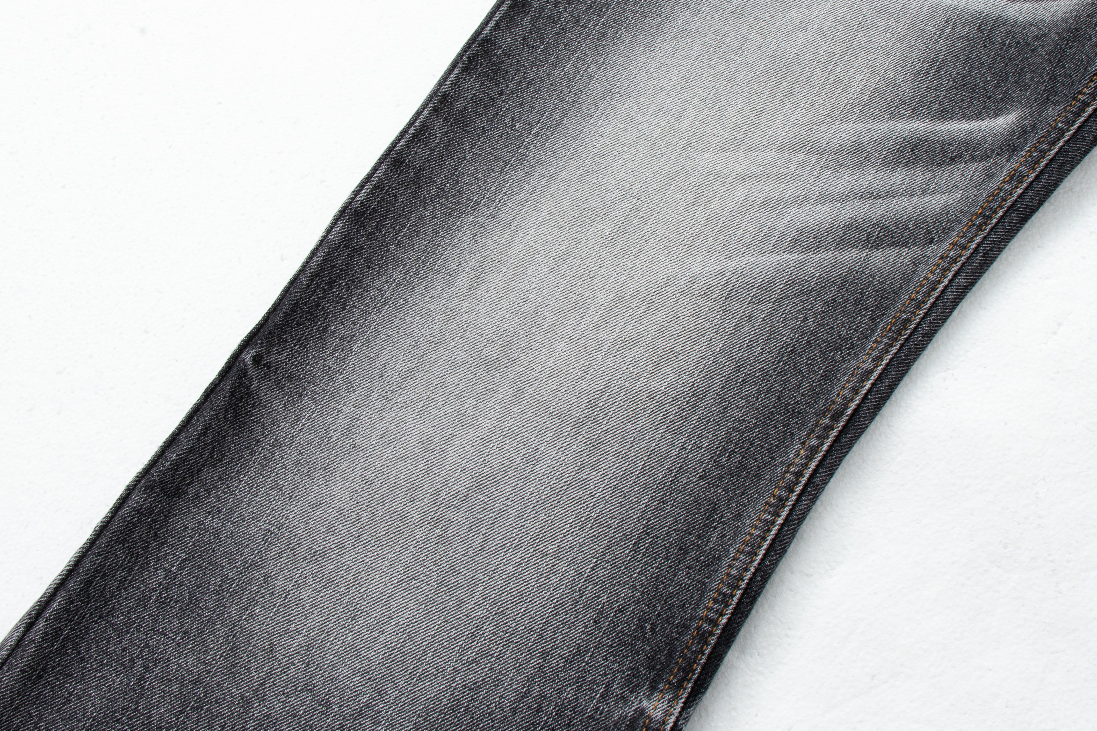 Vintage Washed Whiskered Black & Gray Distressed Flared Jeans