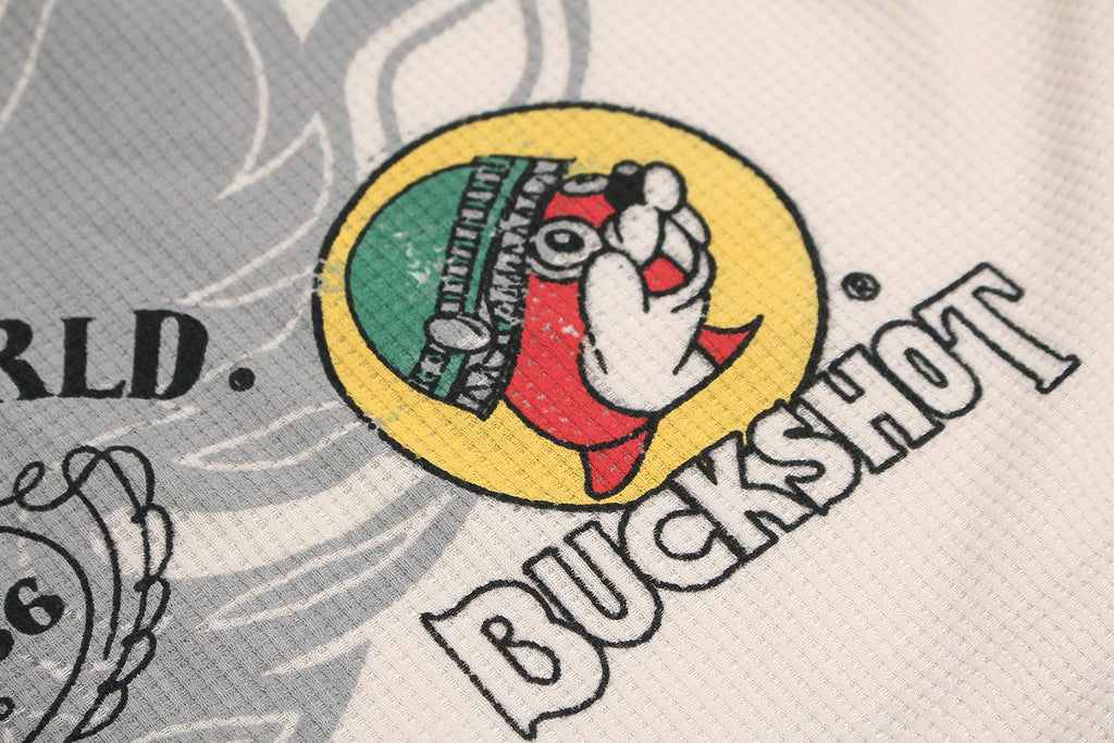 Unisex Vintage Distressed Letter Print Sweatshirt