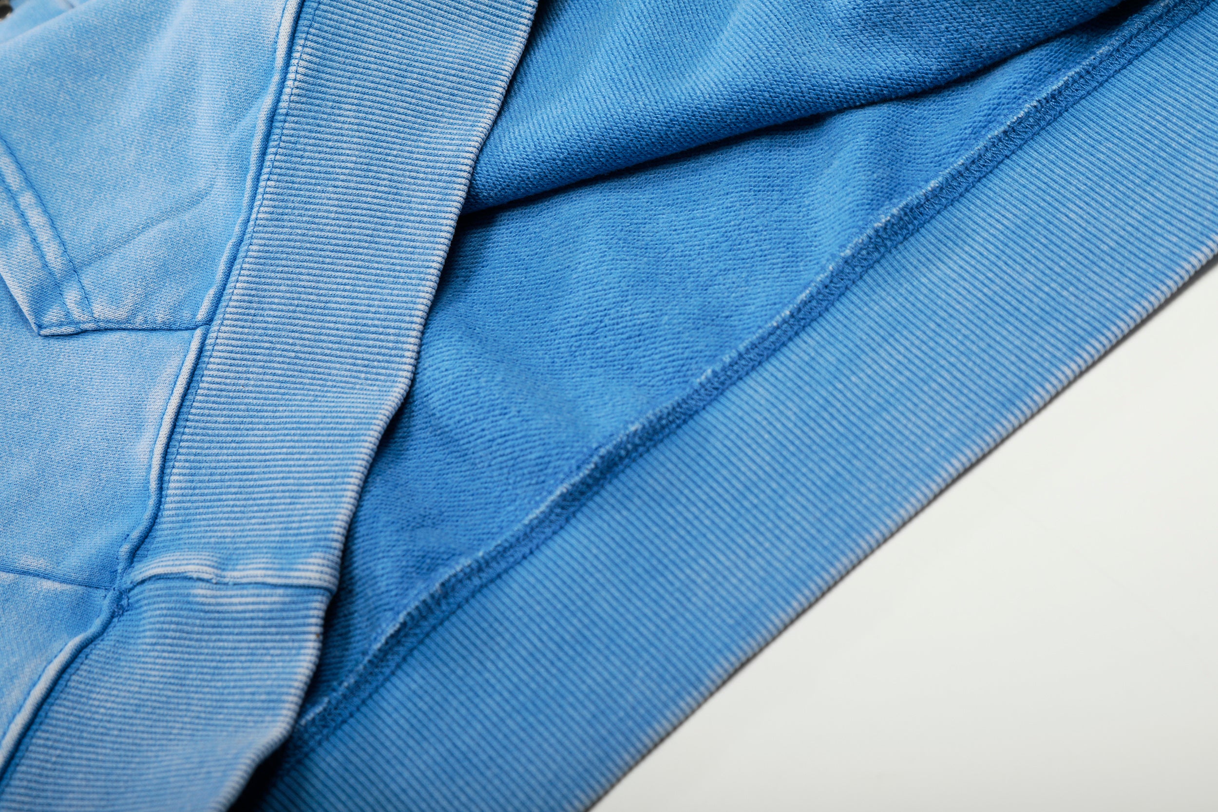 Unisex Lobster Clasp Washed Distressed Hoodie