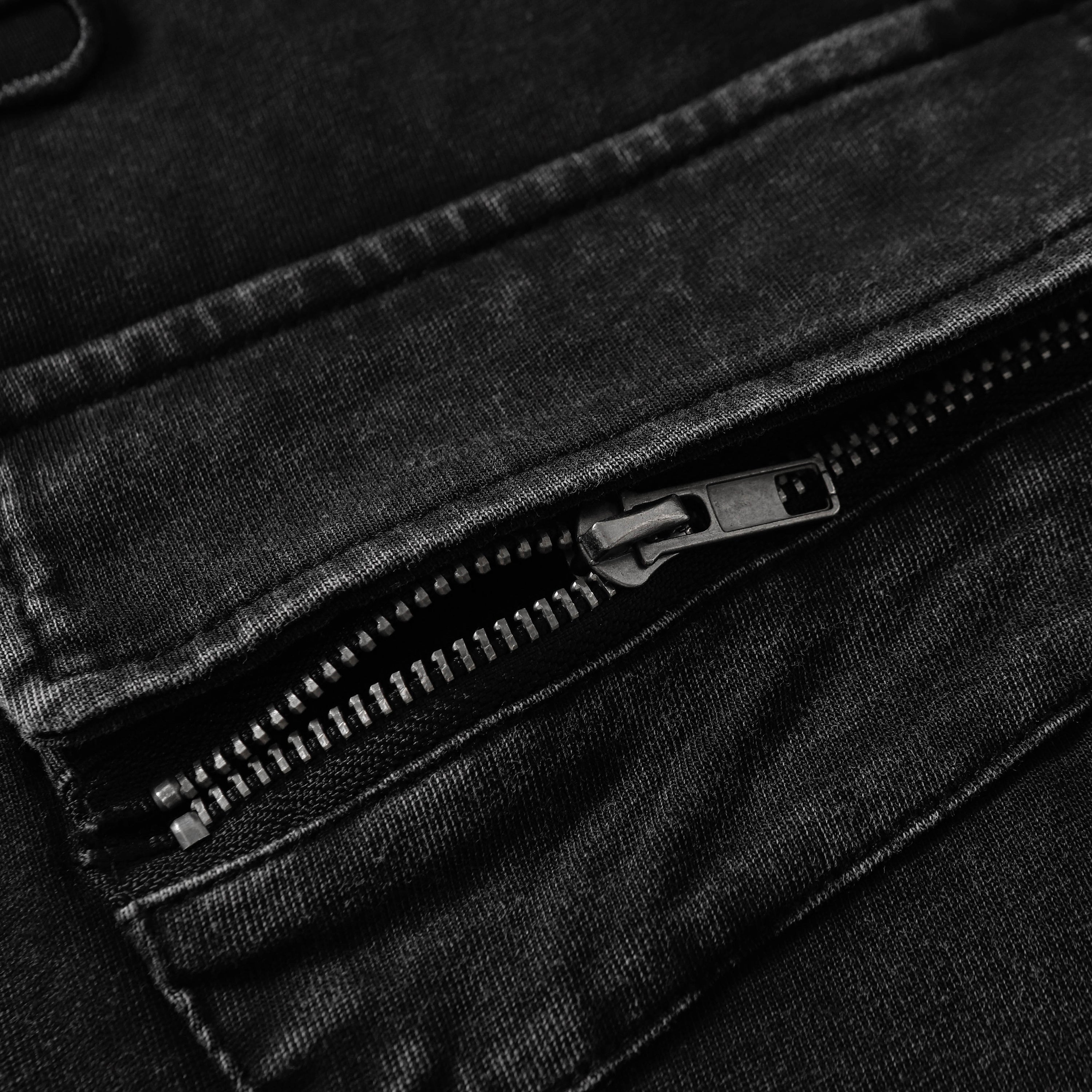 DONOTLOGO Urban Utility Collection | Unisex Relaxed Fit Tee | Bold Zippered Pocket Detail & Embossed Branding with Heavyweight Cotton Fabric