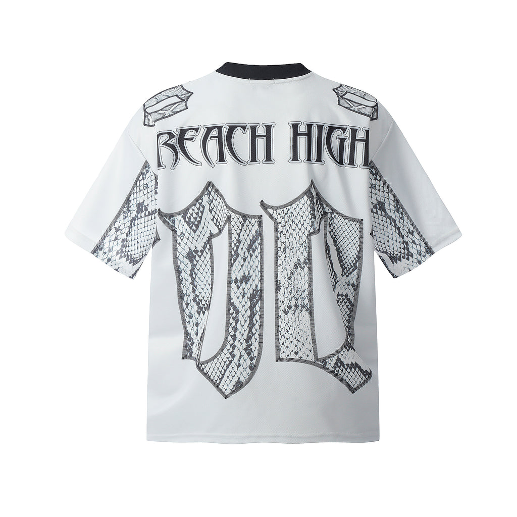 Unisex Mesh Streetwear Quick-Dry Tee