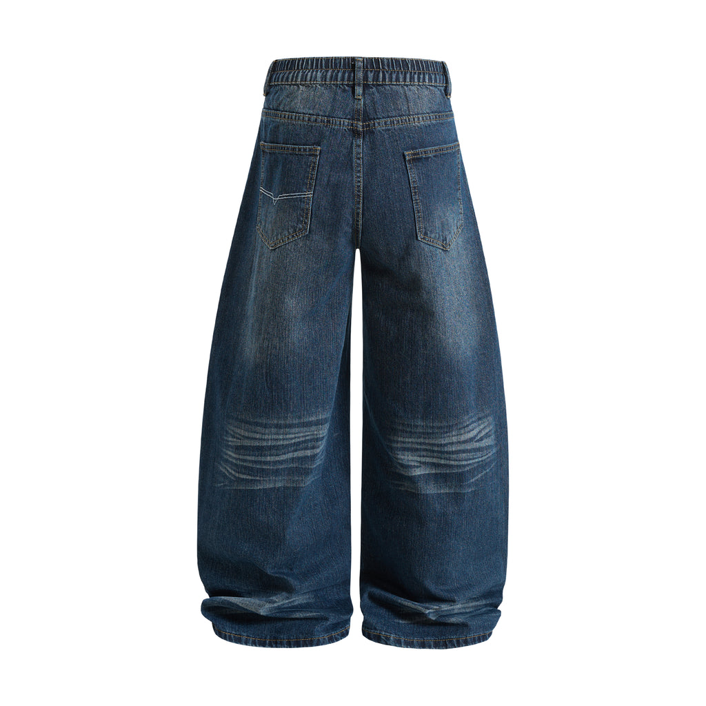 DONOTLOGO Y2K Streetwear Aesthetic | Unisex Baggy Denim Trousers | Heavy Wash & Oversized Silhouette with Urban Vibe