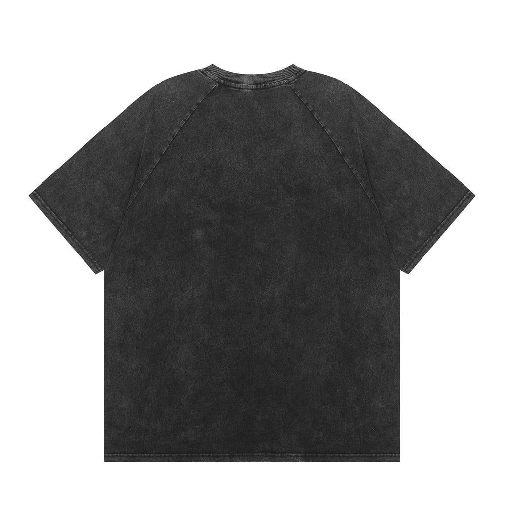 Unisex Embroidered Zip Accent Tee