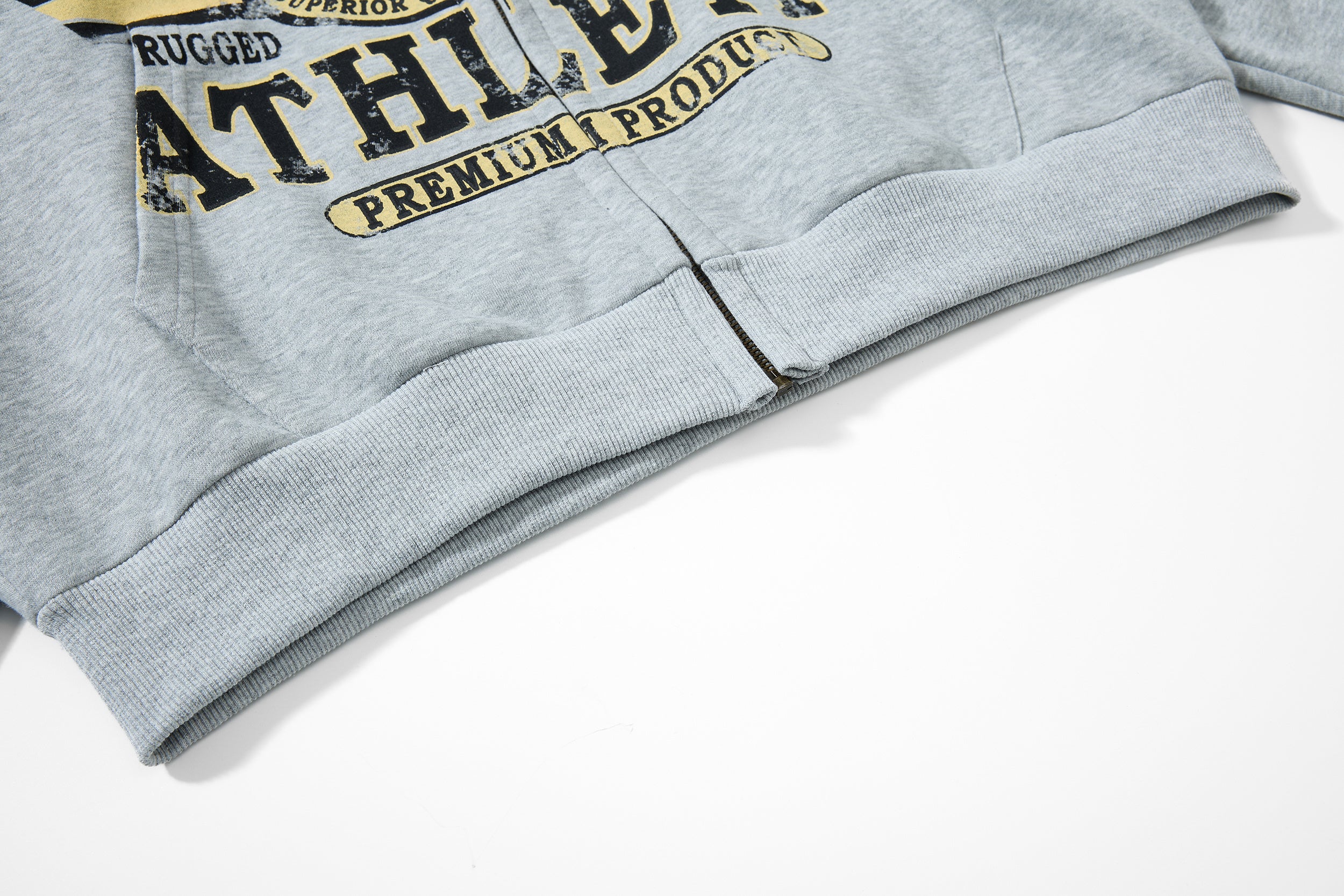 Unisex Vintage Distressed Printed Hoodie