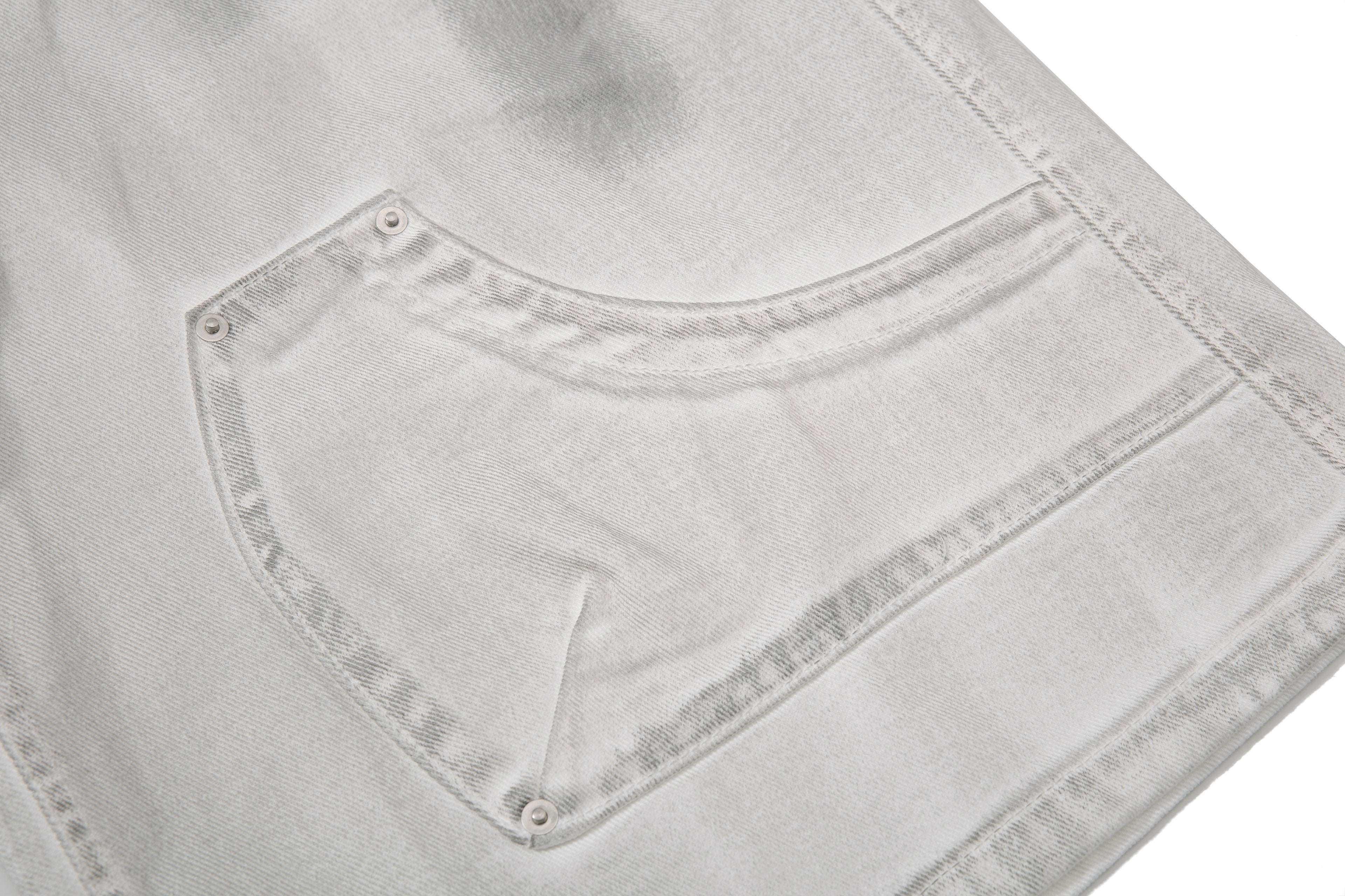 DONOTLOGO Vintage Washed Wide-Leg Denim Shorts | Unisex Baggy Capris | Retro American Style 7/8 Length Jeans